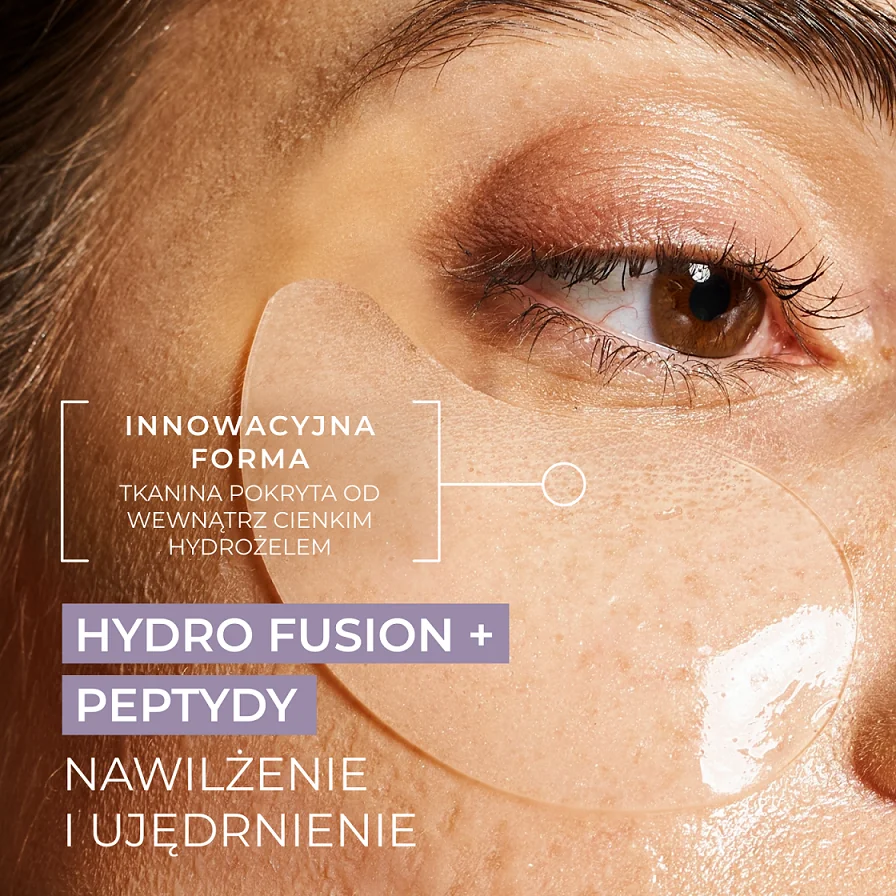 L'biotica Hydrożelowe płatki pod oczy z Peptydami, 1 para
