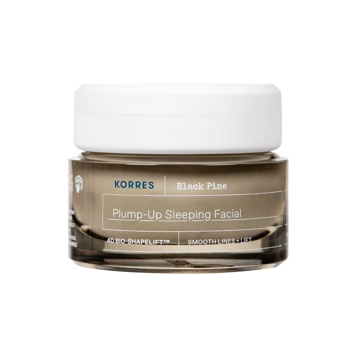 Korres Black Pine 4D Plump-Up ujędrniający krem-maska na noc, 40 ml
