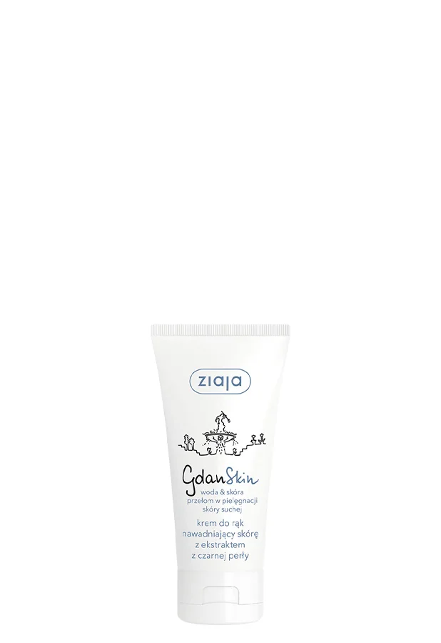 Ziaja GdanSkin nawadniający krem do rąk z ekstraktem z czarnej perły, 50 ml