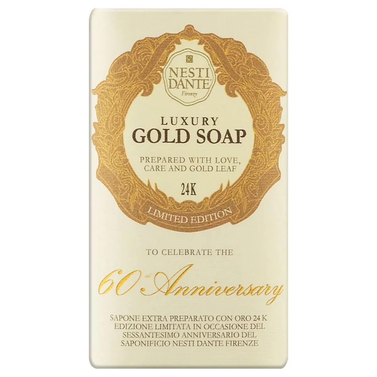 Nesti Dante Luxury Gold Soap mydło w kostce, 250 g