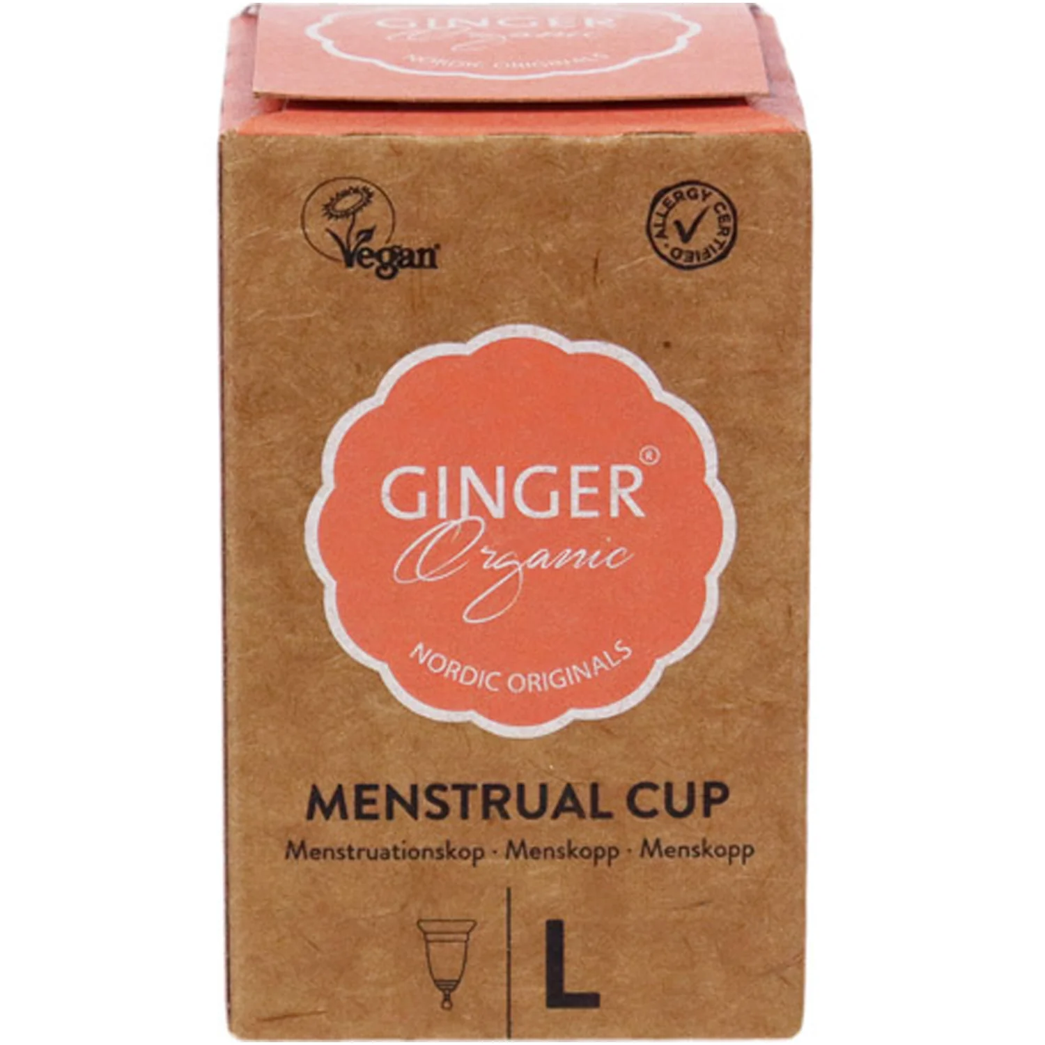 GingerOrganic kubeczek menstruacyjny L, 1 szt.
