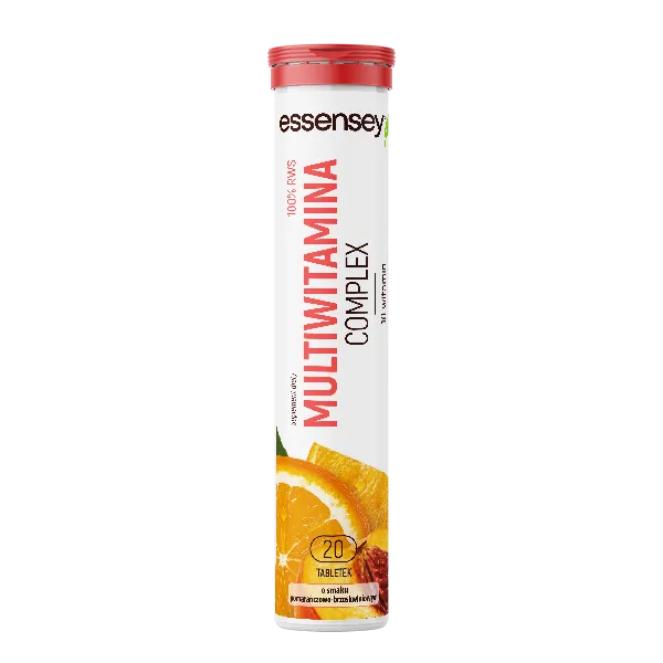 Essensey Witamina C 1000 mg o smaku pomarańczowym, 20 tabletek musujących