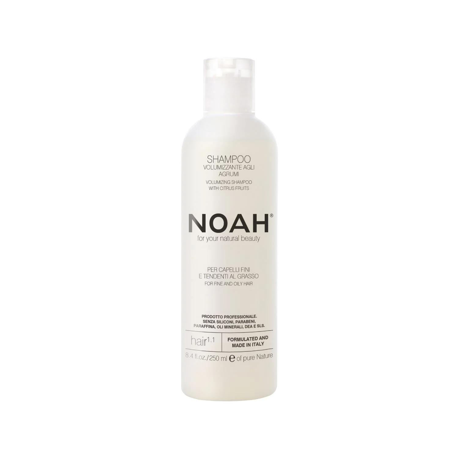 NOAH® 1.1 szampon z cytrusami dodający objętości, 250 ml