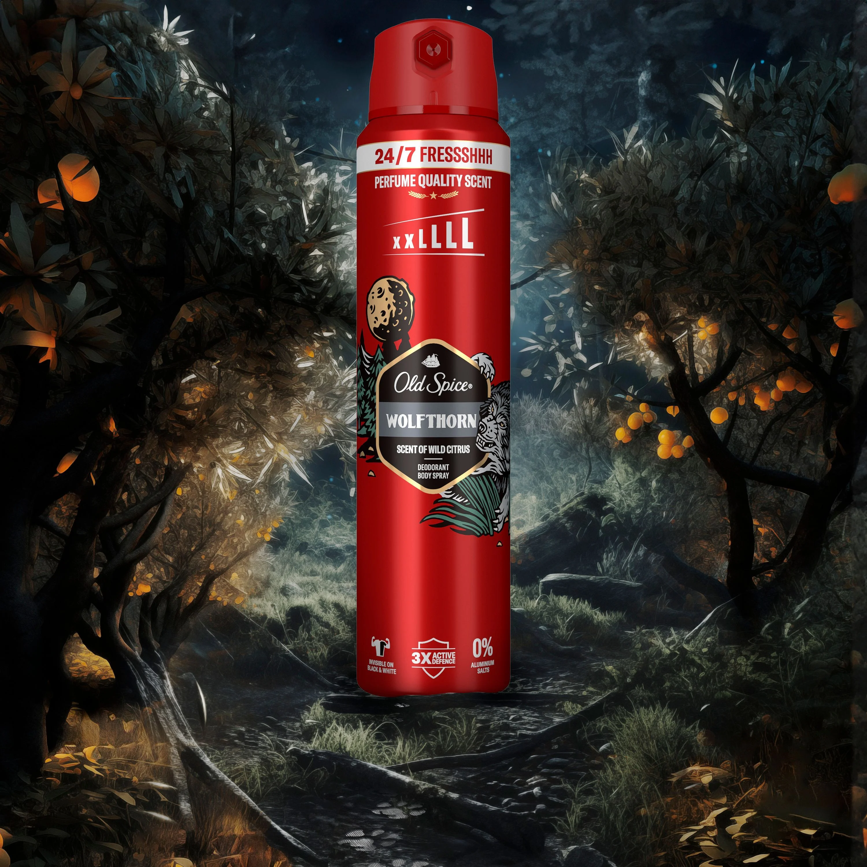 Old Spice Wolfthorn dezodorant w sprayu, 250 ml