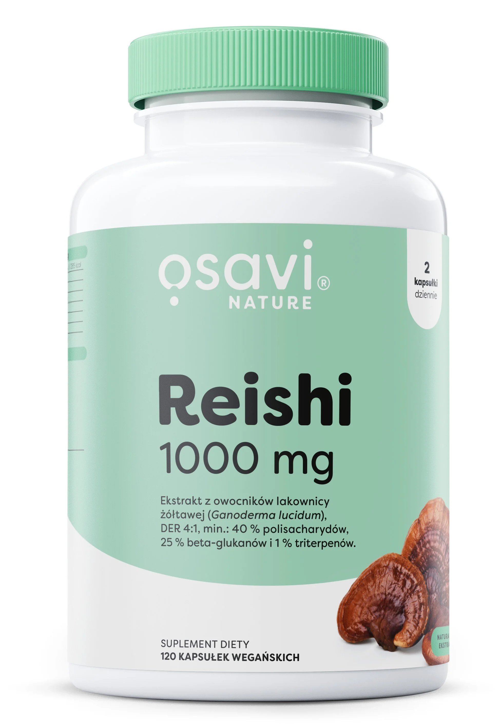 Osavi Reishi 1000 mg 120 kapsułek wegańskich