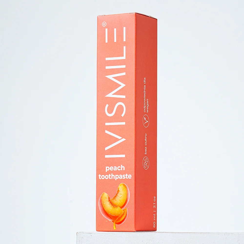 Ivismile pasta do zębów o smaku brzoskwini, 60 ml