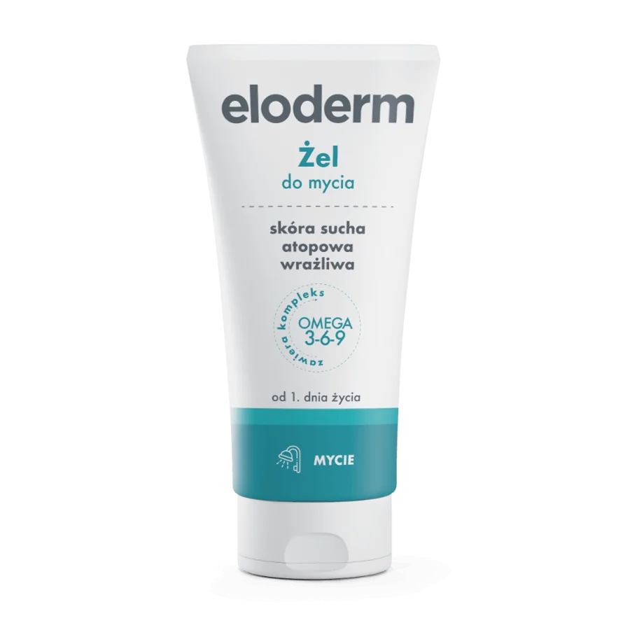 Eloderm żel do mycia ciała i włosów 2w1, 200 ml