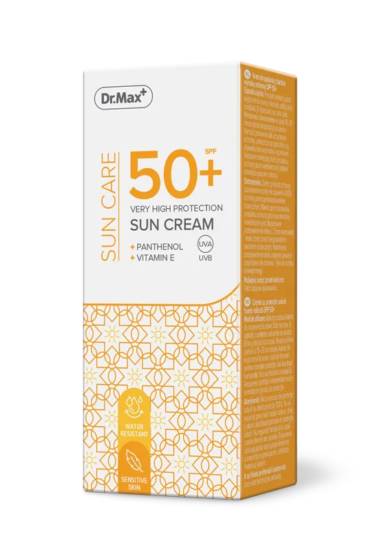 Suncare Dr.Max Sun Cream SPF 50+, Krem do opalania, 50 ml