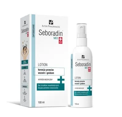 Seboradin Med, lotion przeciwko wszom i gnidom, 100 ml