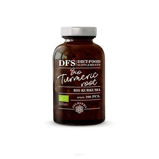 DIET-FOOD Kurkuma BIO ok. 200 kapsułek