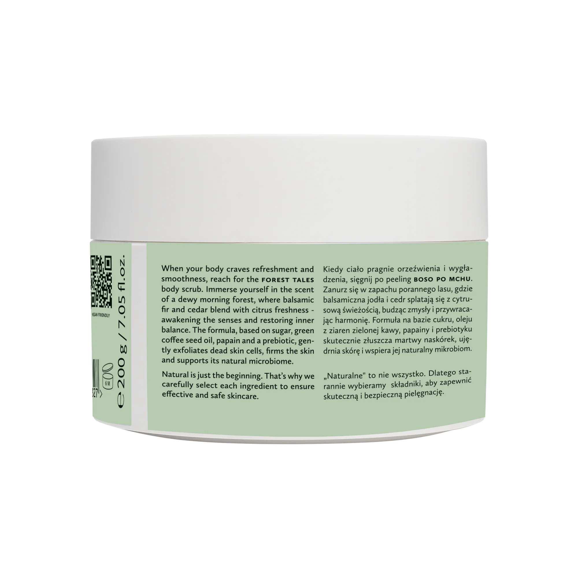Hagi Boso po mchu cukrowy peeling do ciała, 200 g