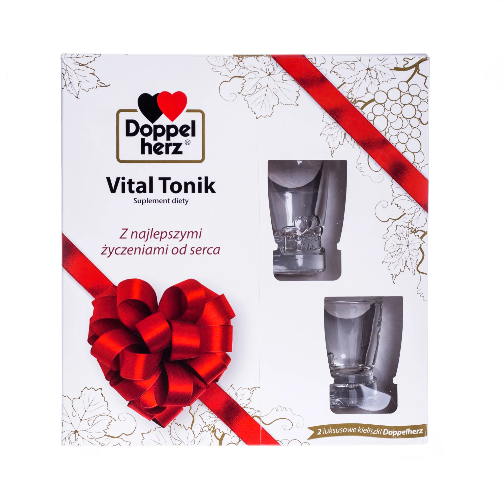 Doppelherz Vital Tonik + 2 kieliszki, suplement diety, 750 ml 