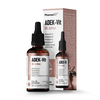 Pharmovit Clean Label ADEK-Vit Oil Active, suplement diety, 30 ml 