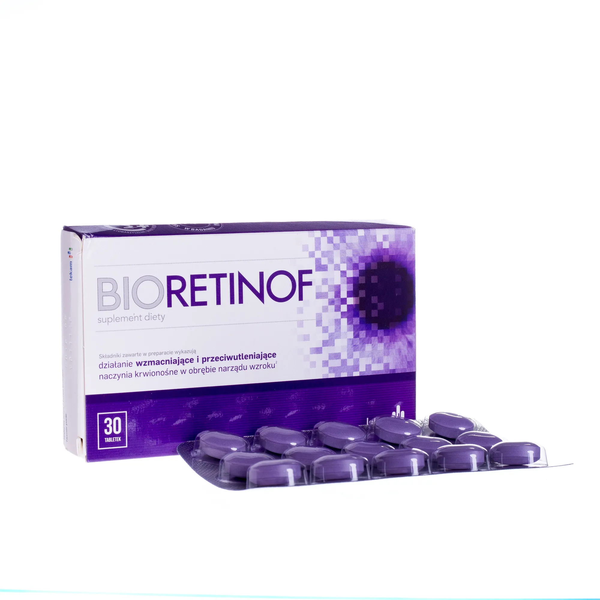 Bioretinof, suplement diety, 30 tabletek 