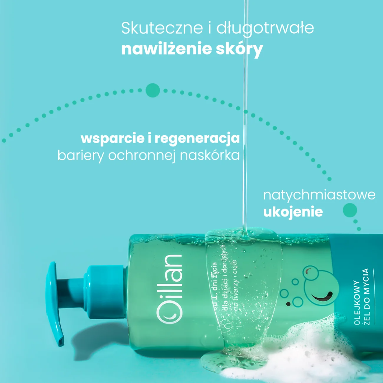 Oillan olejkowy żel do mycia, 400 ml
