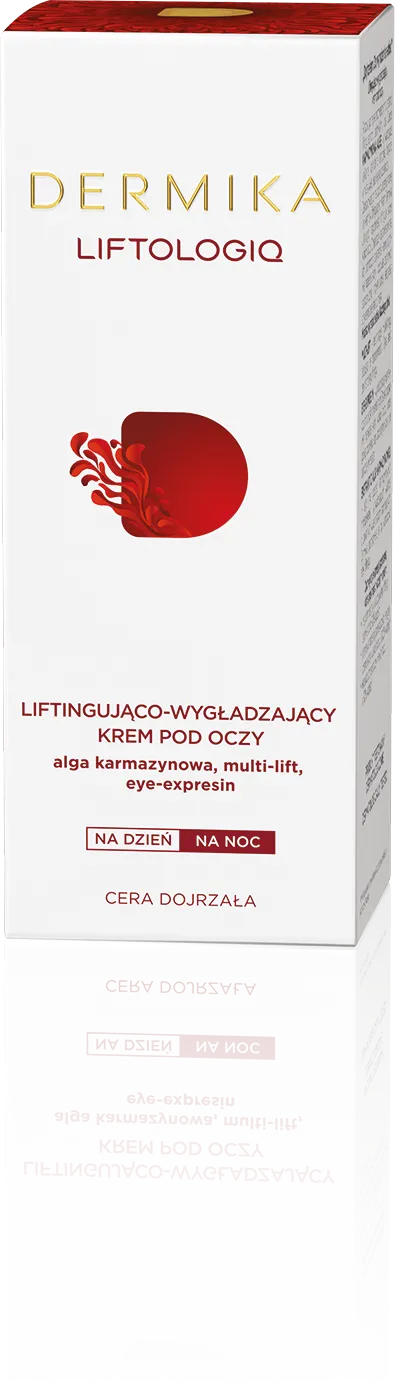 (B INCI)Dermika Liftologiq, krem liftingująco-wygładzający pod oczy, 15 ml
