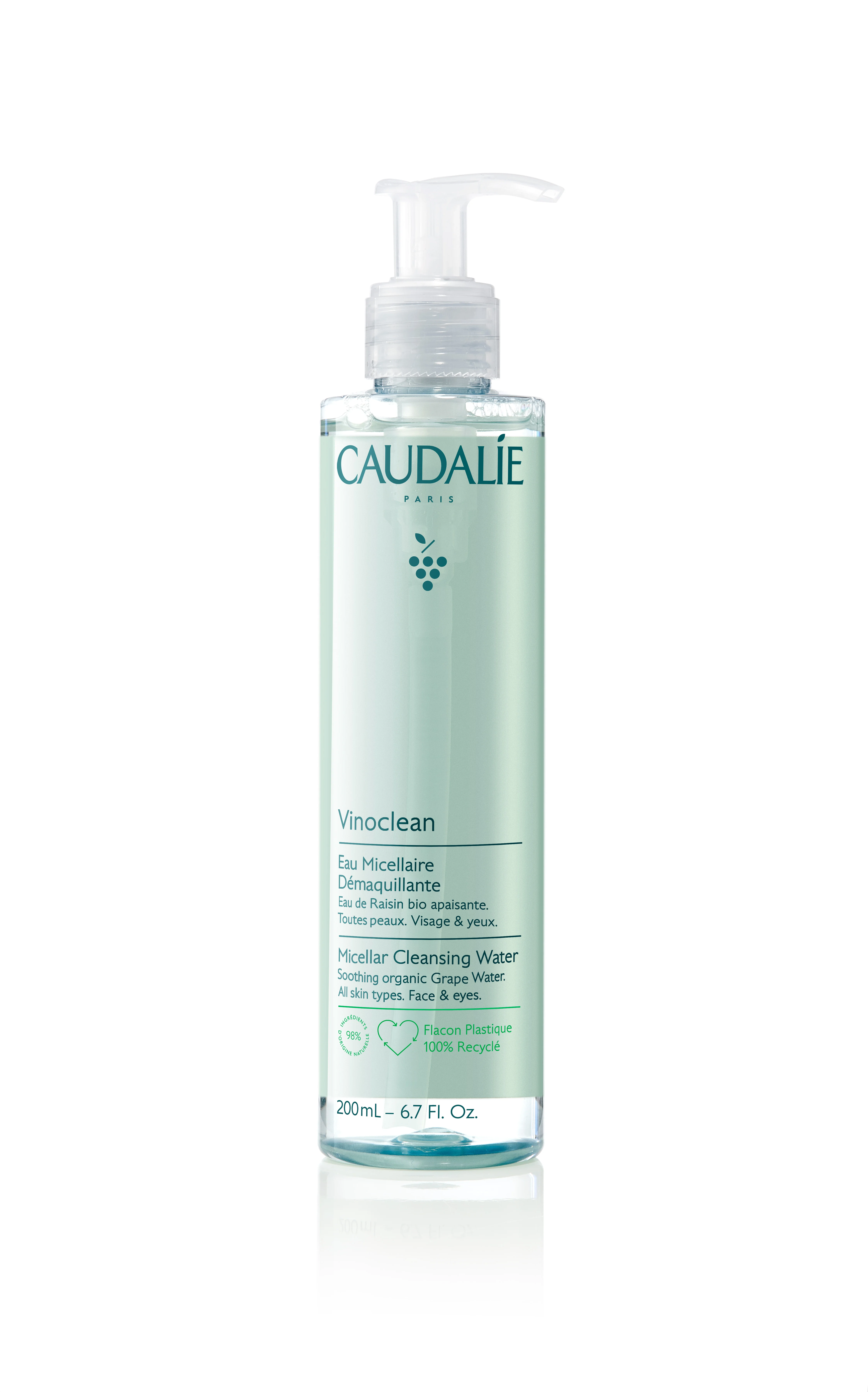 Caudalie Vinoclean płyn micelarny do demakijażu, 200 ml