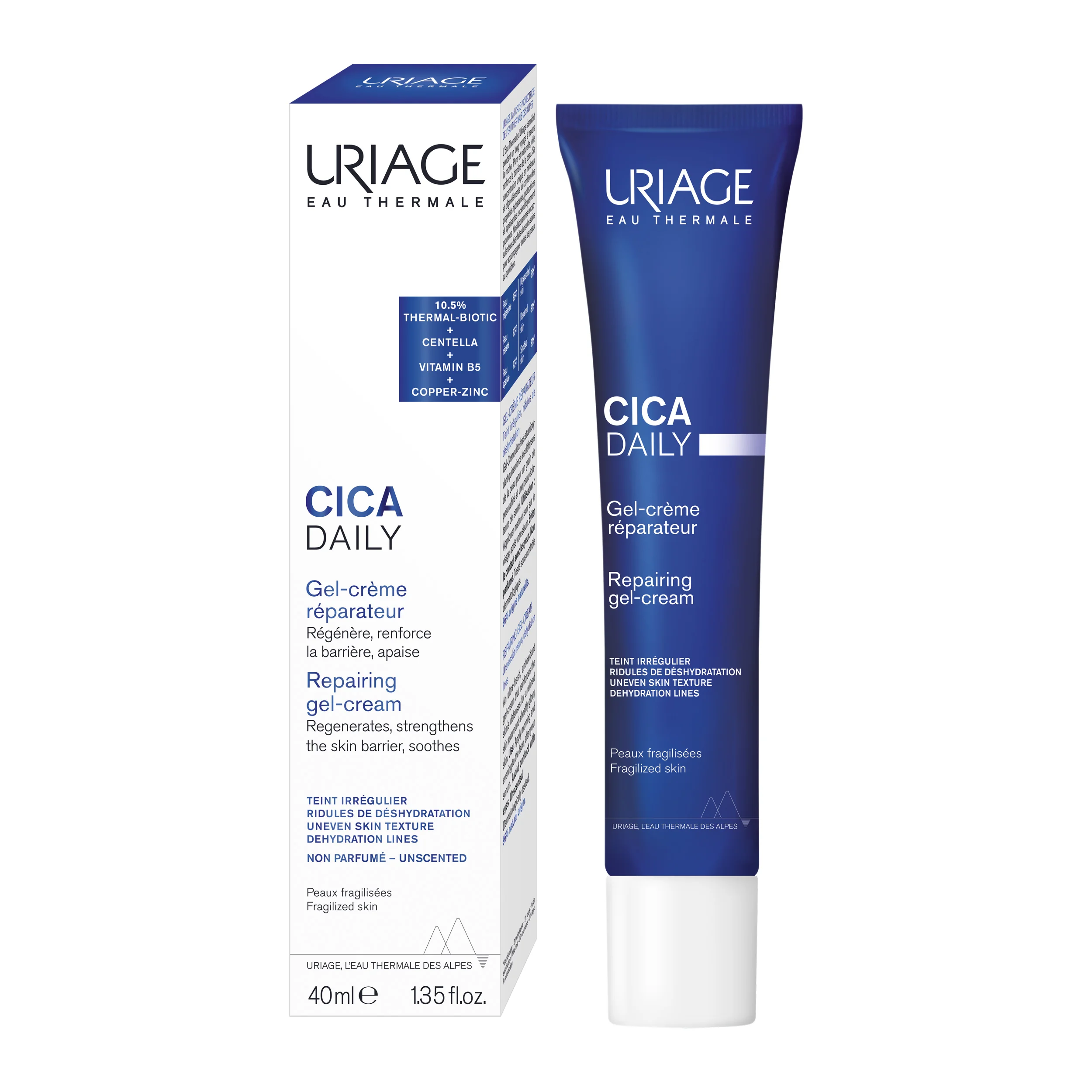 Uriage Bariéderm-CICA Daily żel-krem odbudowujący, 40 ml