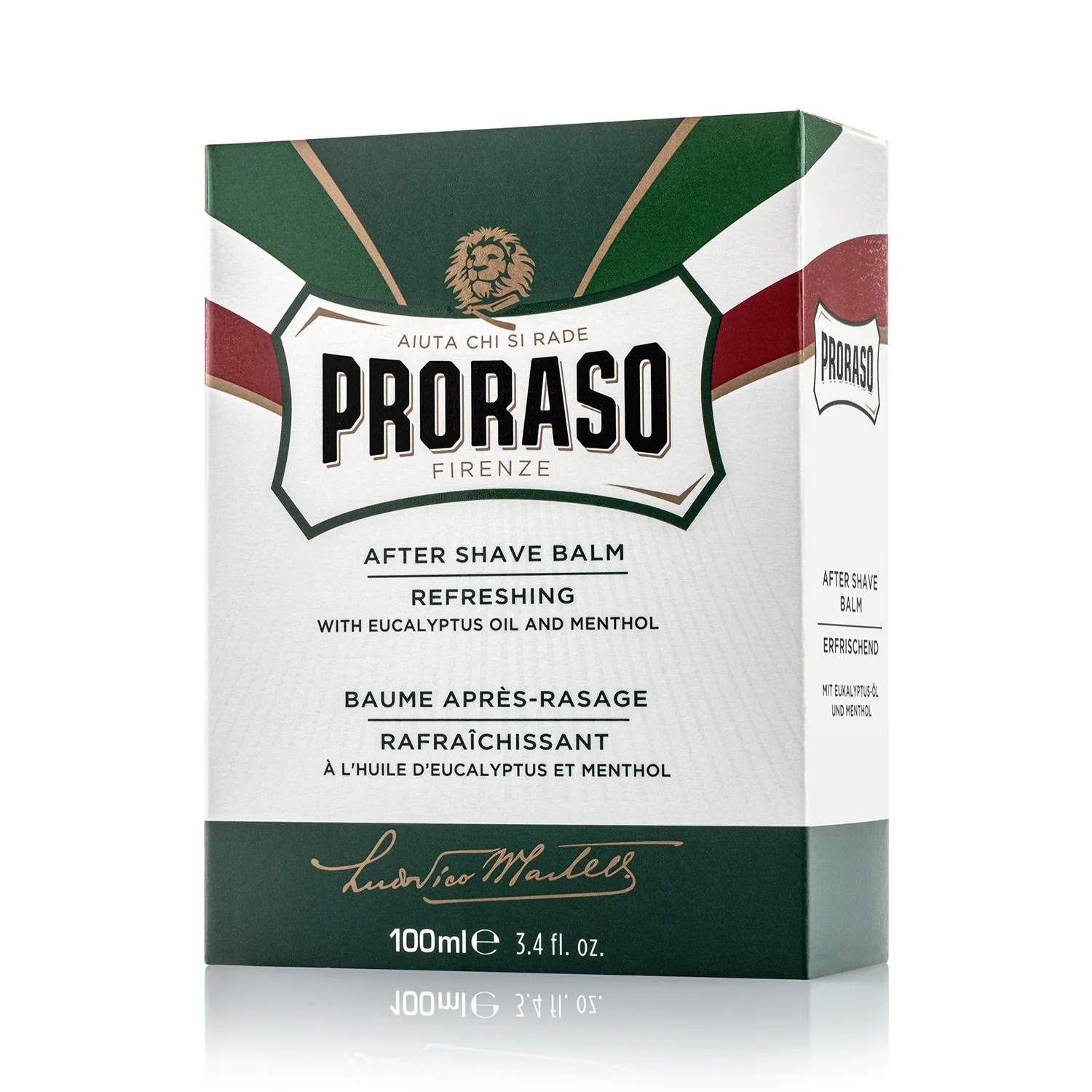 Proraso orzeźwiający balsam po goleniu z mentholem i eukaliptusem, 100 ml