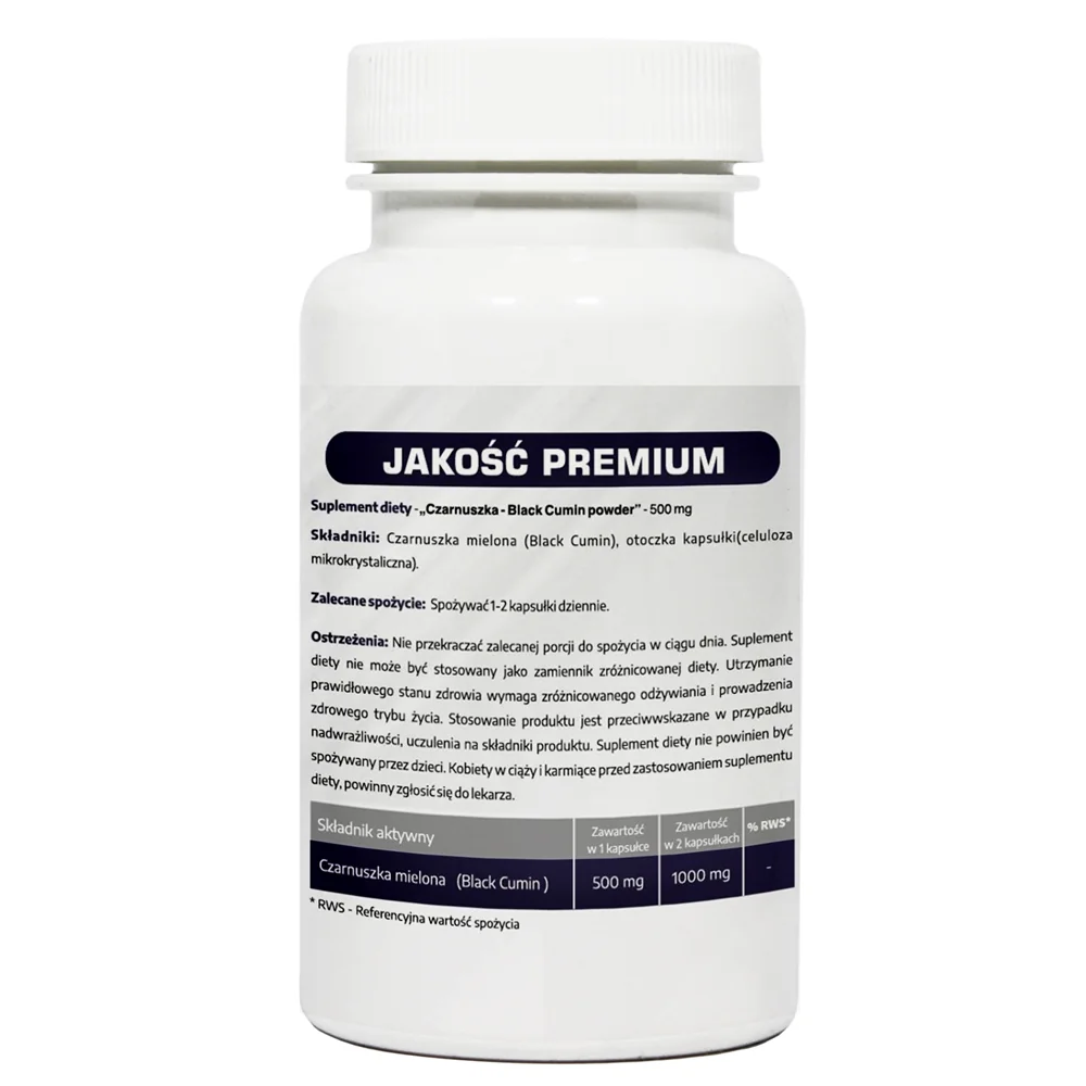 MedFuture czarnuszka 500 mg, 60 kapsułek
