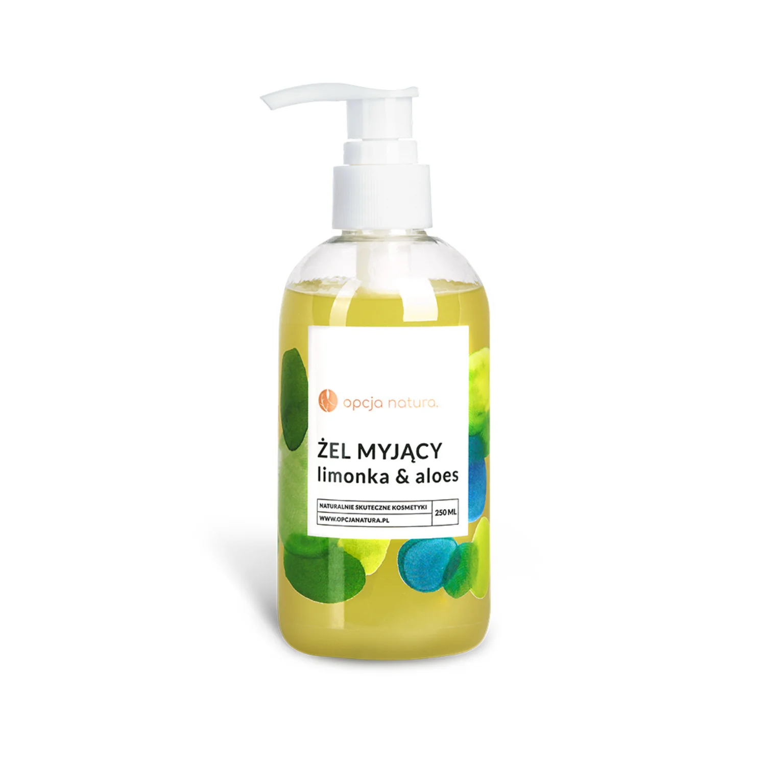 Opcja Natura Żel Myjący Limonka & Aloes żel, 250 ml