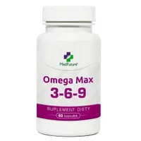 Omega Max 3-6-9, suplementy diety, 60 kapsułek