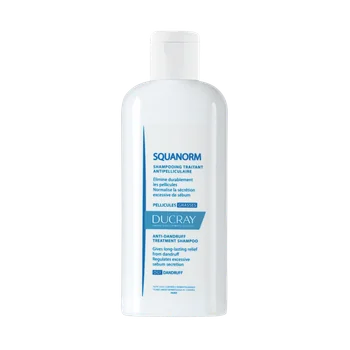 Ducray Squanorm szampon przeciwłupieżowy na łupież tłusty, 200 ml