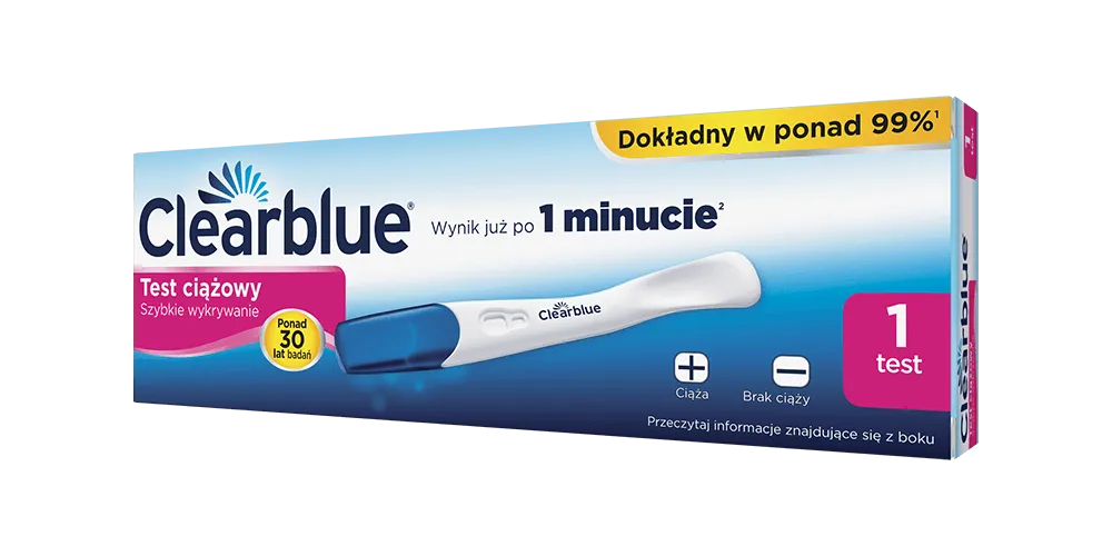 Clearblue CB 11, test ciążowy szybkie wykrywanie, 1 sztuka