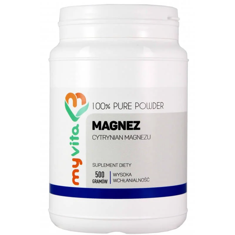 MyVita Magnez Cytrynian proszek, 500 g