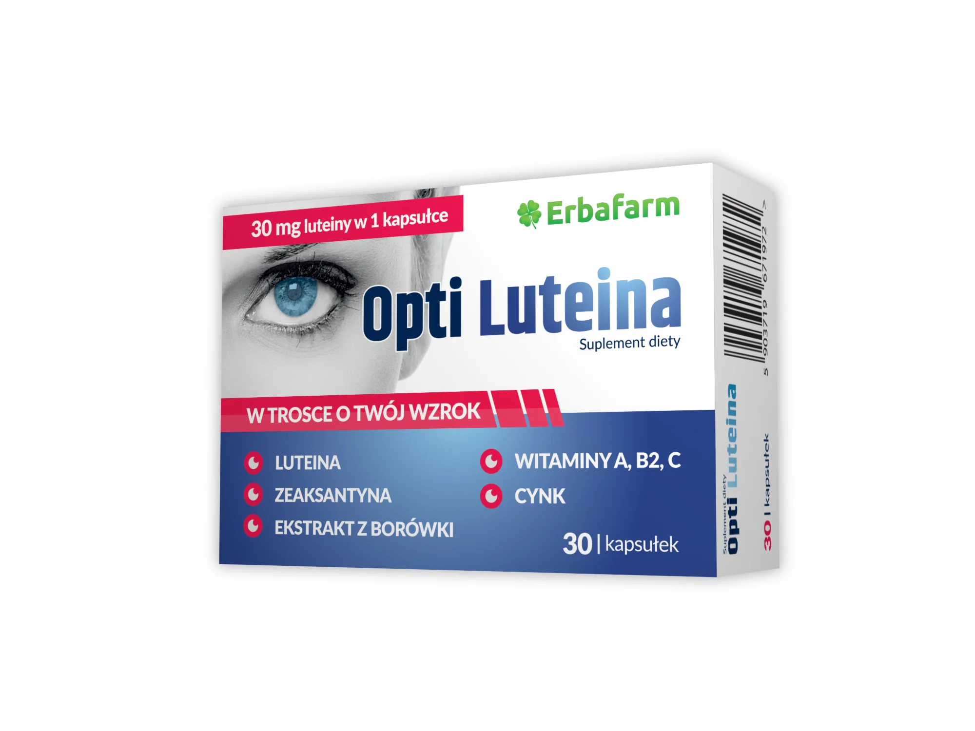 Erbafarm Opti Luteina 30 tabletek