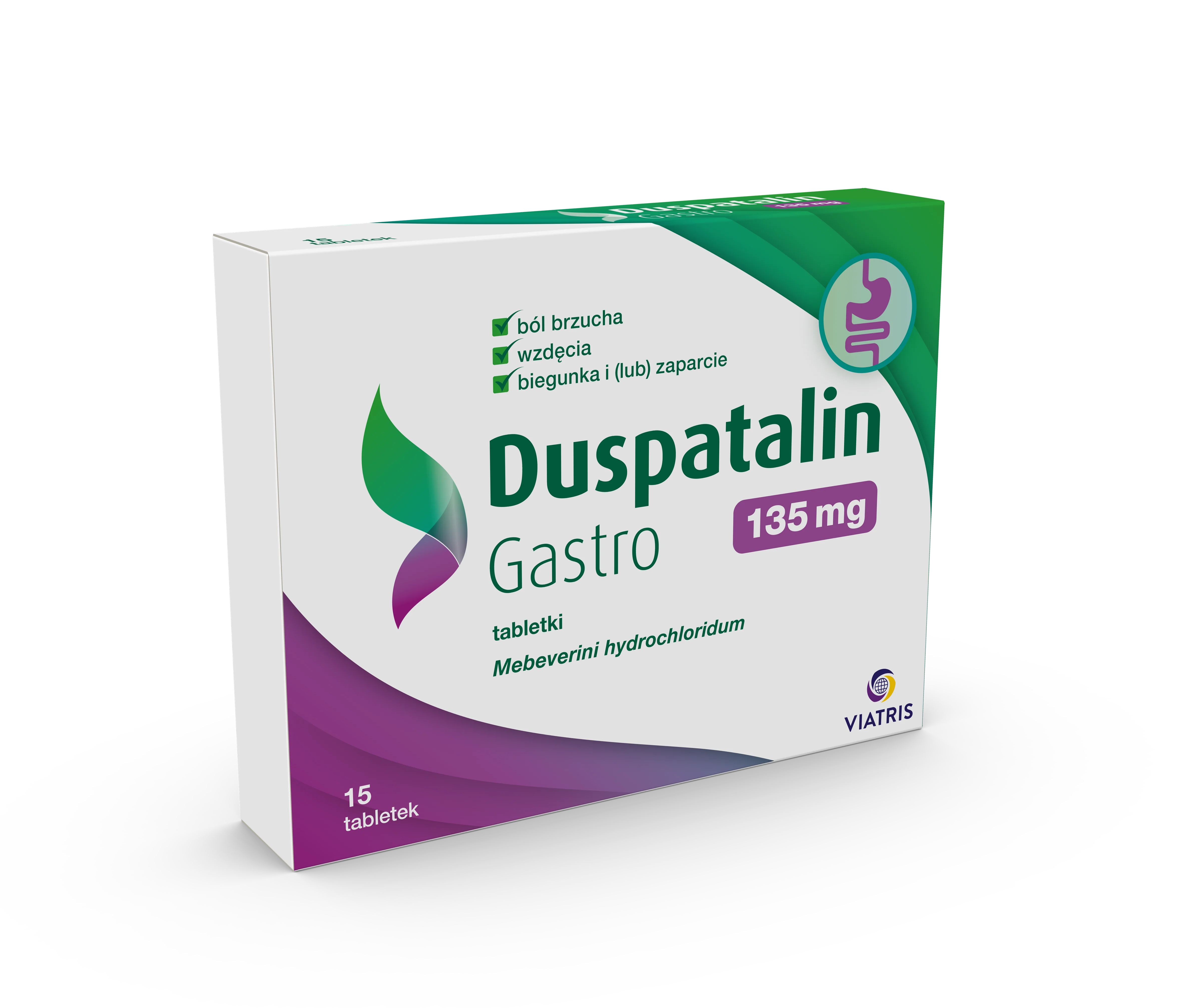Duspatalin Gastro 135 mg, 15 tabletek