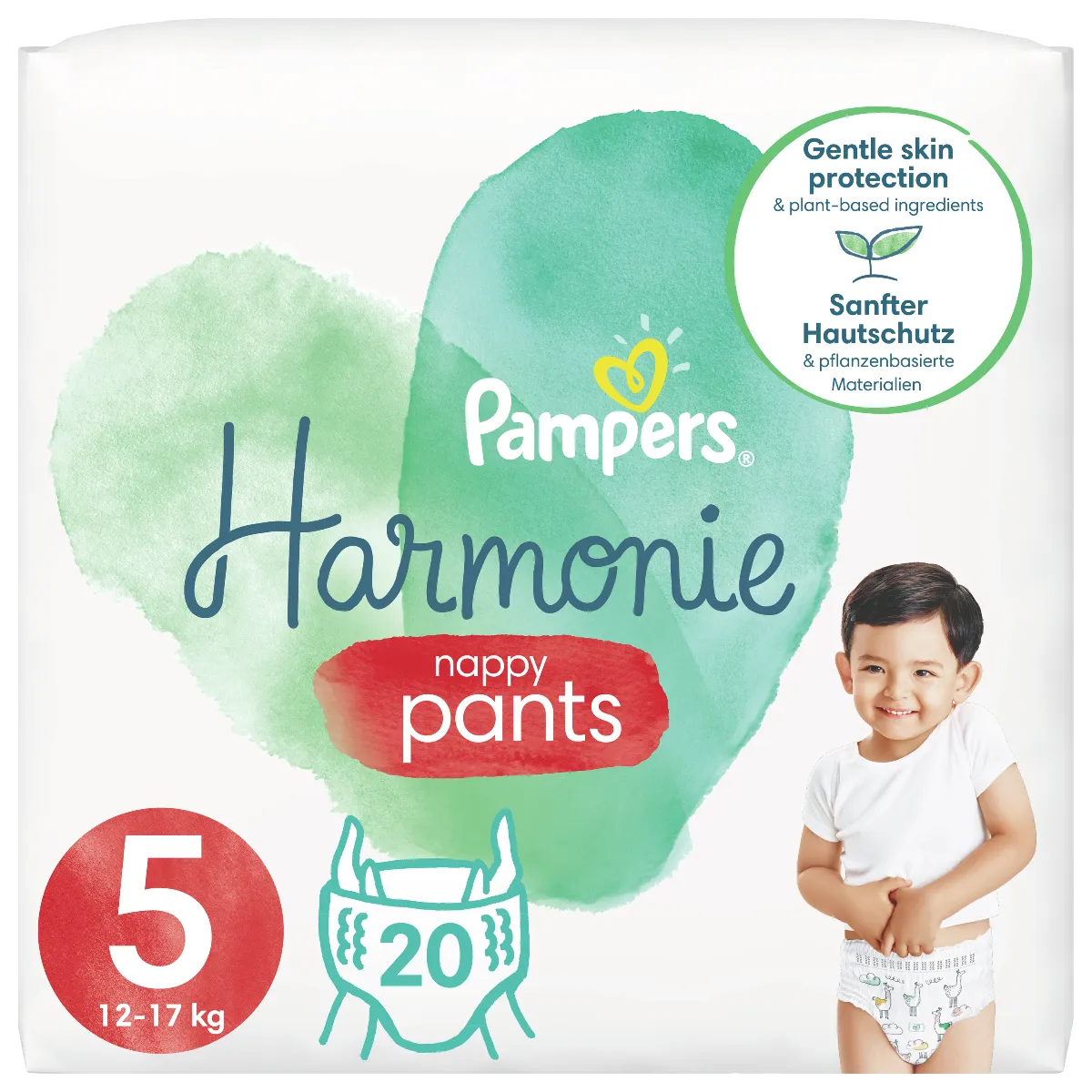 Pampers Harmonie Pants pieluchomajtki rozmiar 5 12-17 kg, 20 szt.