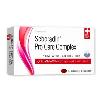 Seboradin Pro Care Complex, suplement diety, 30 kapsułek