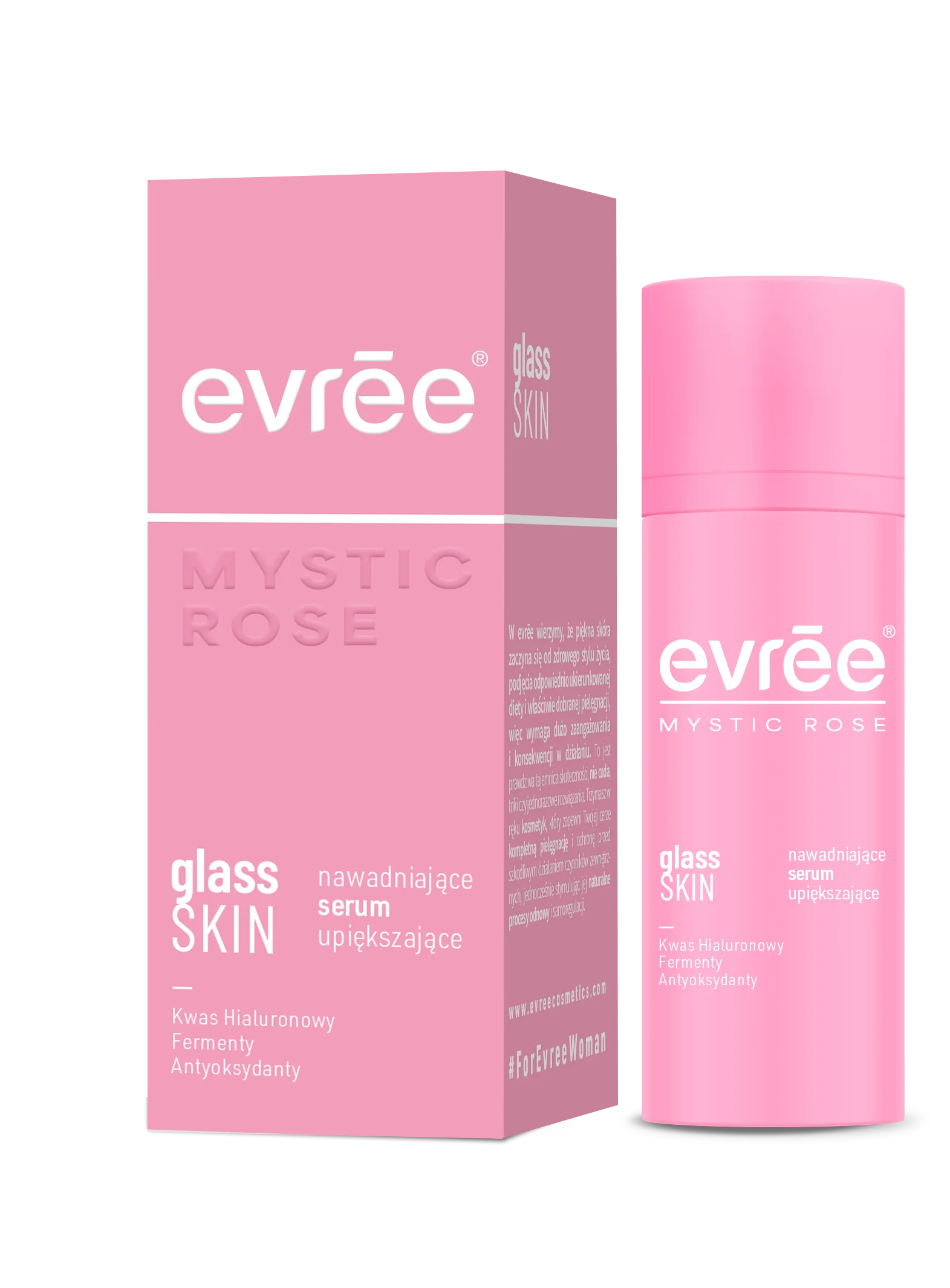 Evrēe Mystic Rose nawadniające serum upiększające, 30 ml