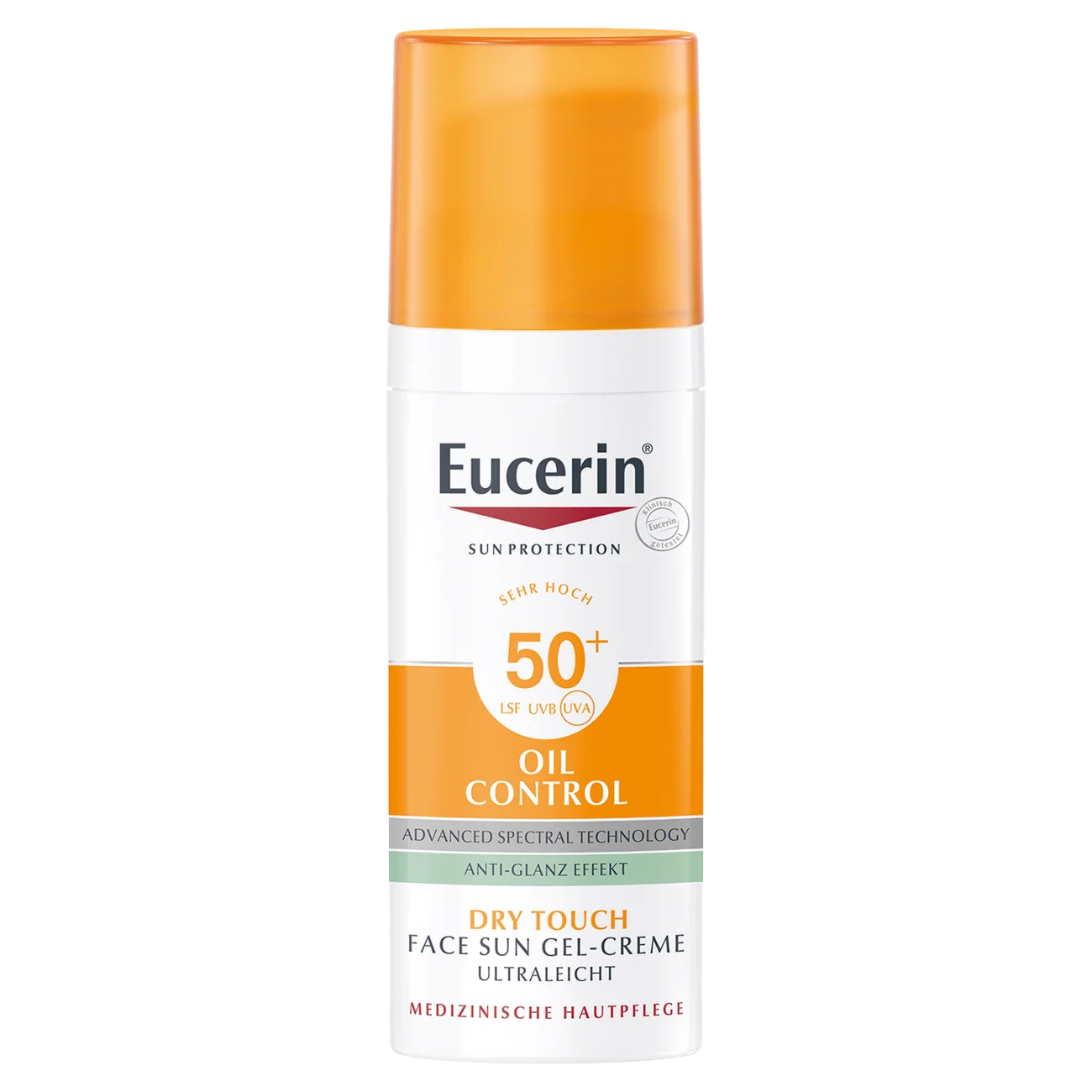 Eucerin Sun Oil Control Dry Touch żel-krem ochronny koloryzujący SPF 50+, 50 ml