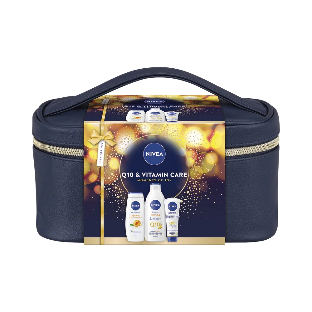 Nivea Q10 & Vitamin Care Zestaw żel pod prysznic, 250 ml + balsam, 400 ml + krem do rąk, 100 ml