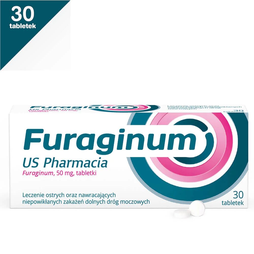 Furaginum US Pharmacia, 50 mg, 30 tabletek 