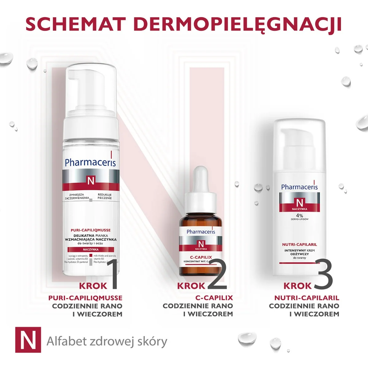Pharmaceris N Puri-Capiliqmusse delikatna pianka wzmacniająca naczynka 150 ml