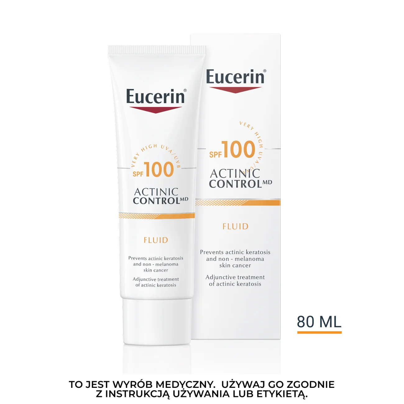 Eucerin Actinic Control MD SPF 100 80 ml