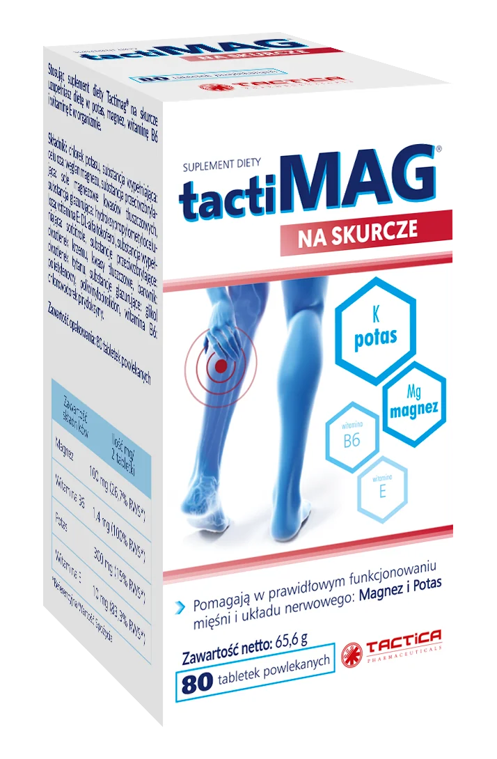 tactiMAG® na skurcze 80 tabletek powlekanych