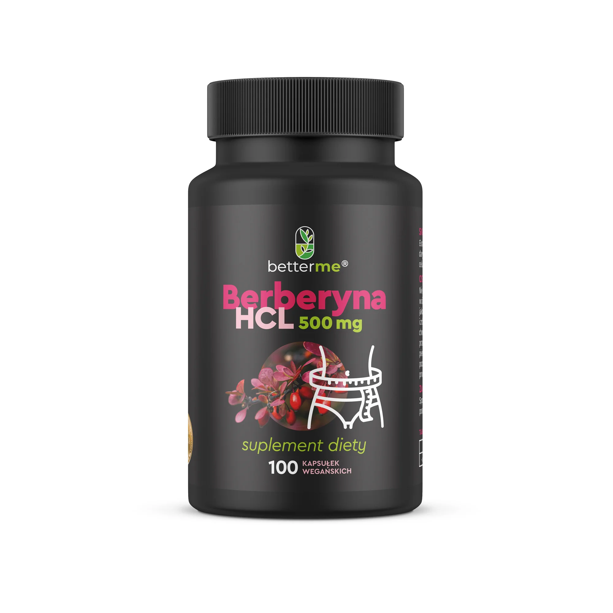 BetterMe Berberyna HCL 100 kapsułek