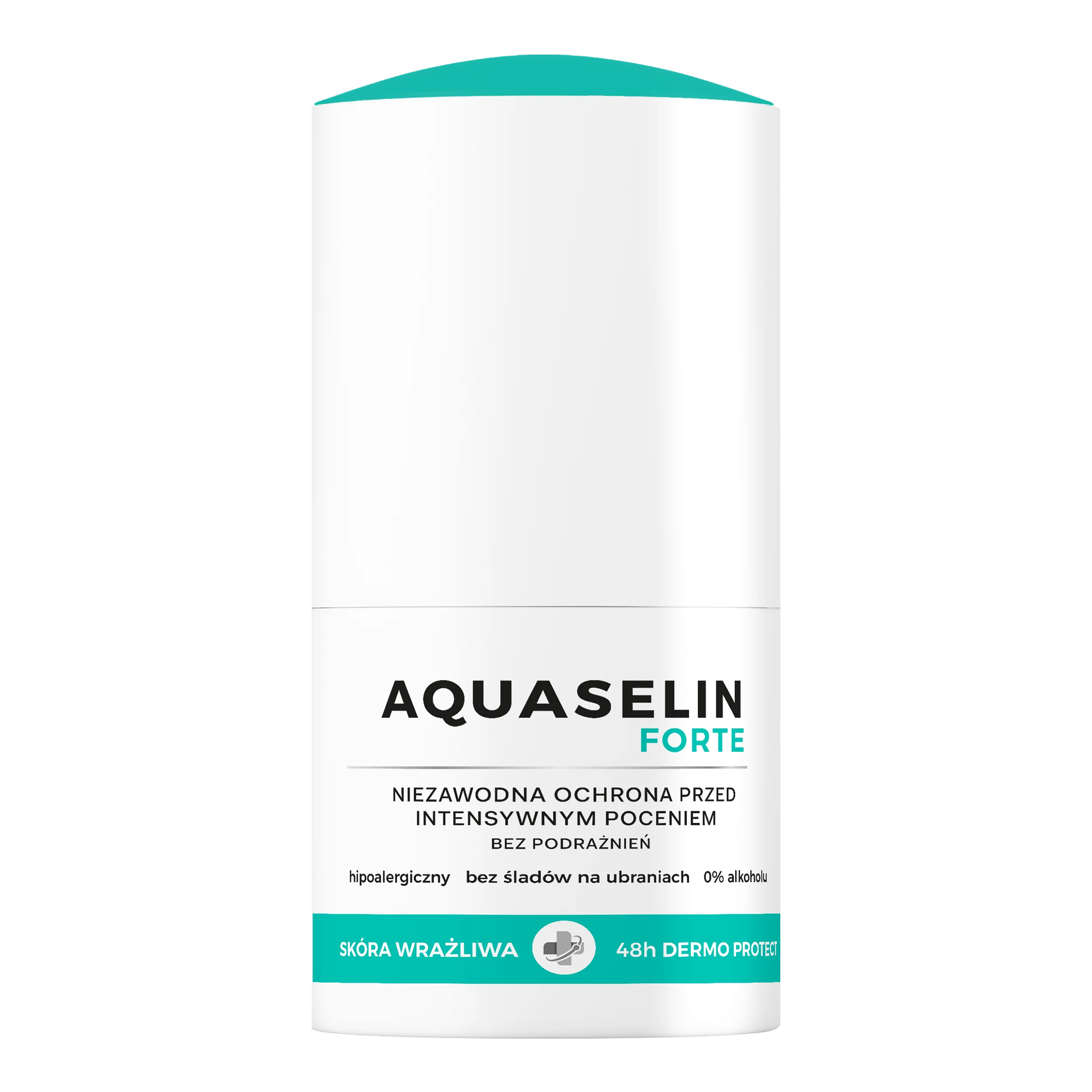 Aquaselin Forte antyperspirant kuracja przeciw intensywnej potliwości skóra wrażliwa w kulce, 50 ml