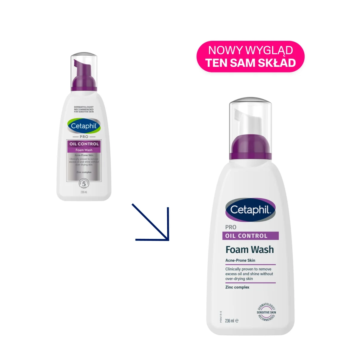 Cetaphil Pro Oil Control pianka do mycia, 236 ml