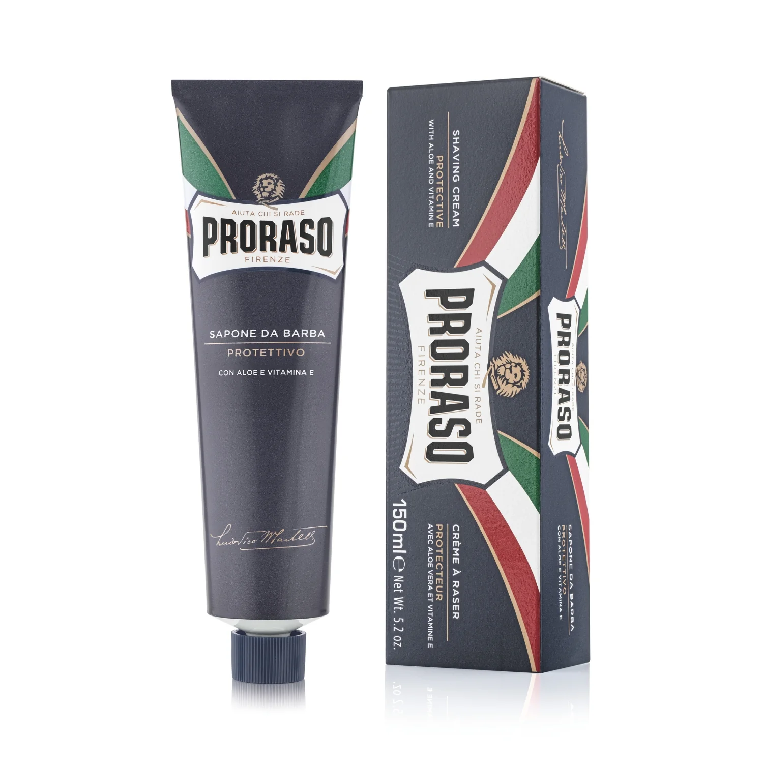 Proraso nawilżająco-ochronny krem do golenia z aloesem, 150 ml