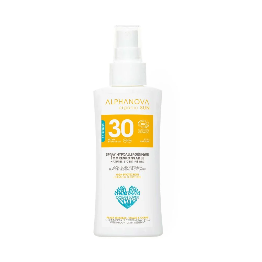 ALPHANOVA SUN Bio spray przeciwsłoneczny z filtrem mineralnym SPF 30, 90 g