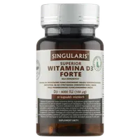 Singularis Superior Witamina D3 Forte 4000 IU, suplement diety, 30 kapsułek