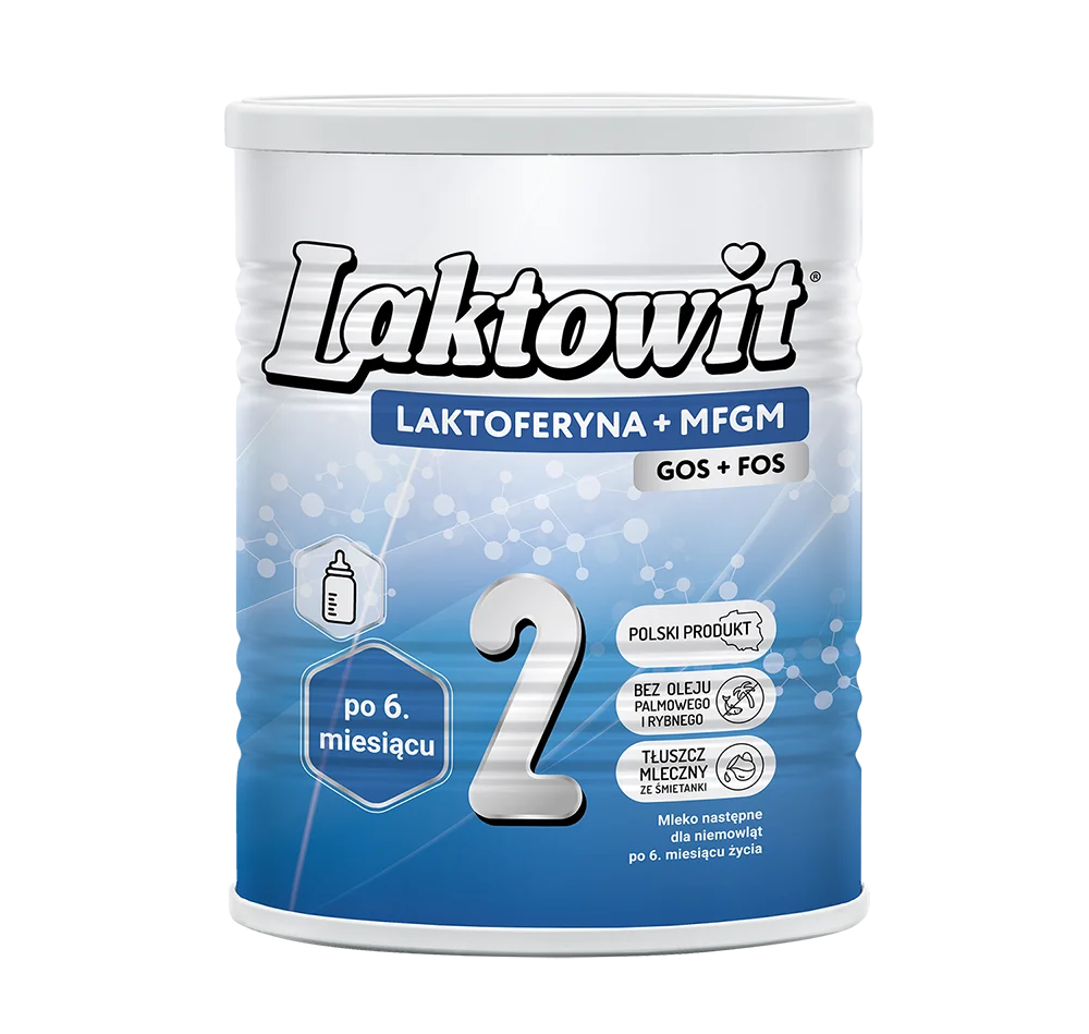 Laktowit 2 Laktoferyna+MFGM mleko następne po 6. miesiącu życia, 850 g