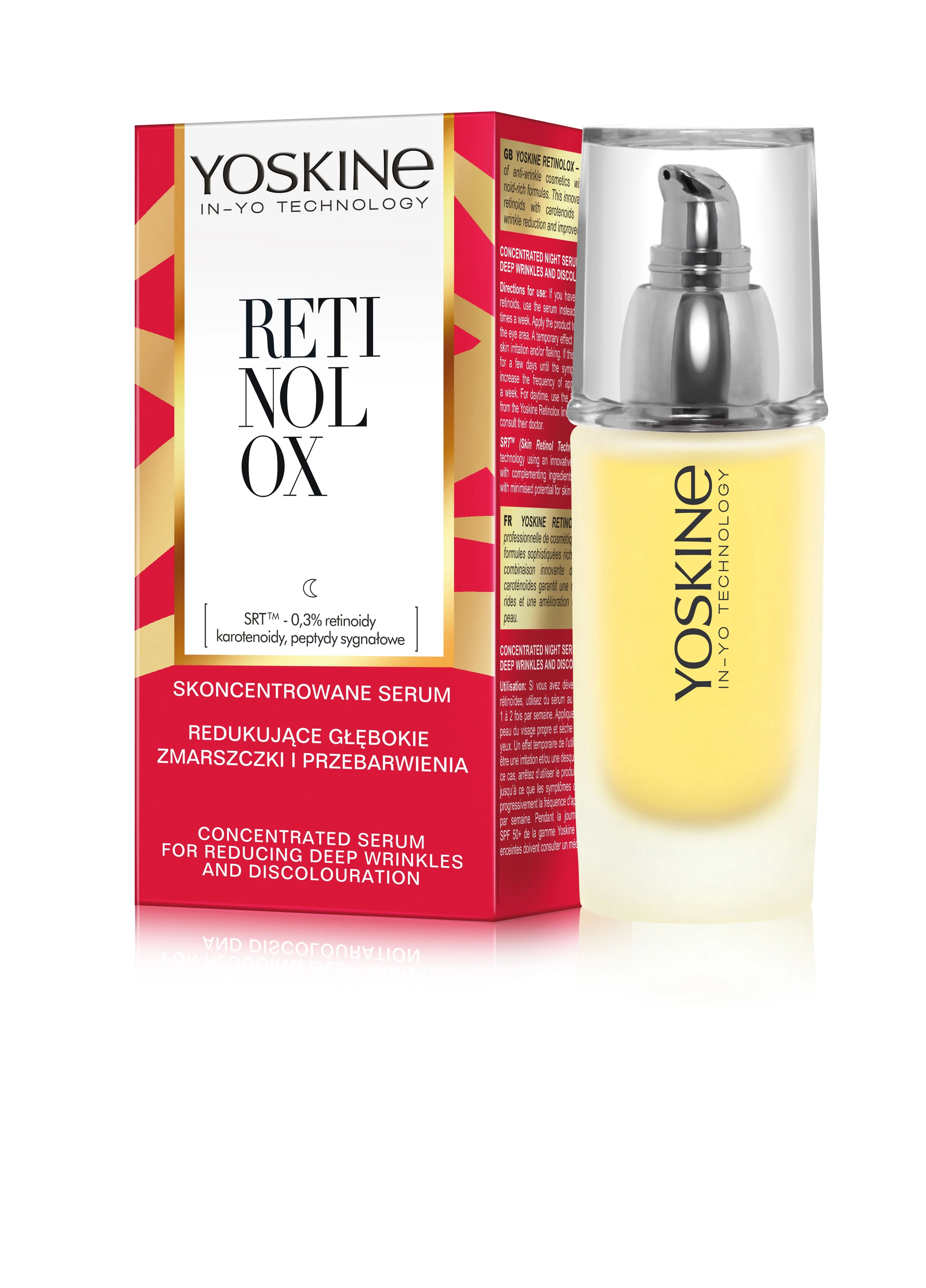Yoskine Retinolox skoncentrowane serum na noc redukujące głębokie zmarszczki i przebarwienia, 30 ml
