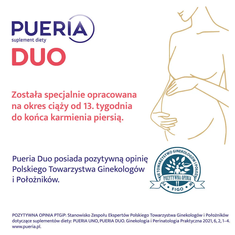 Pueria Duo, suplement diety, 90 kapsułek 