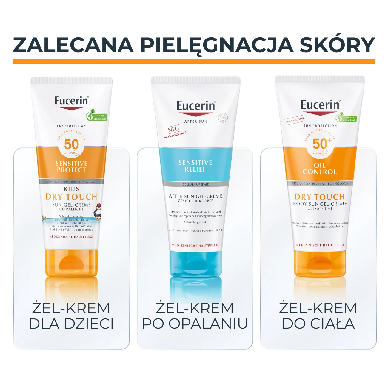 Eucerin Sun Kids Sensitive Protect spray ochronny dla dzieci SPF 50+, 200 ml